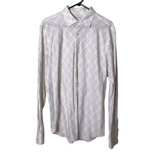 Banana Republic Shirt Mens Large 16-16 1/2 Multicolored Button Up Collared